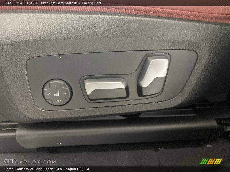 Brooklyn Gray Metallic / Tacora Red 2023 BMW X3 M40i