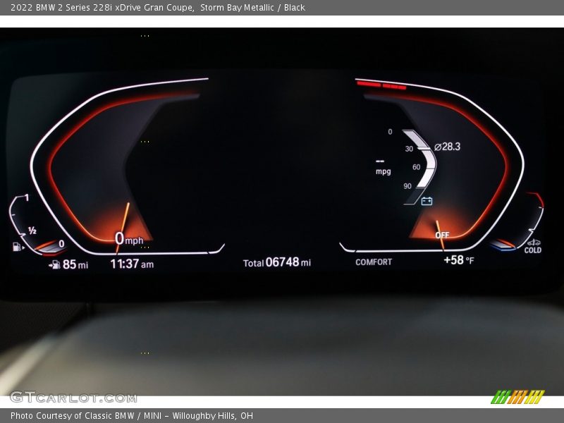  2022 2 Series 228i xDrive Gran Coupe 228i xDrive Gran Coupe Gauges