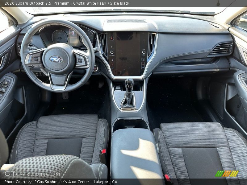 Crystal White Pearl / Slate Black 2020 Subaru Outback 2.5i Premium