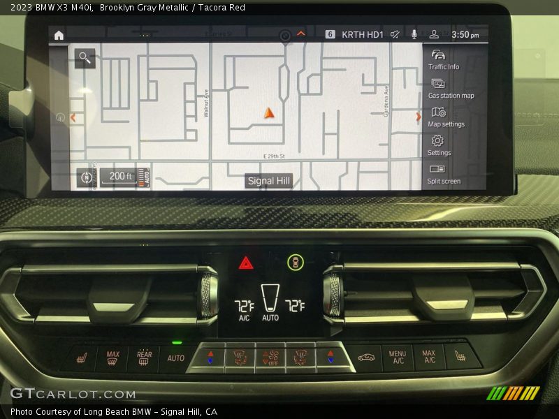 Brooklyn Gray Metallic / Tacora Red 2023 BMW X3 M40i