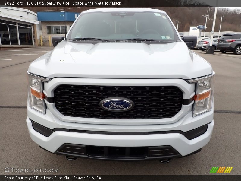 Space White Metallic / Black 2022 Ford F150 STX SuperCrew 4x4