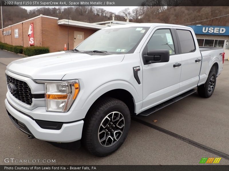 Space White Metallic / Black 2022 Ford F150 STX SuperCrew 4x4