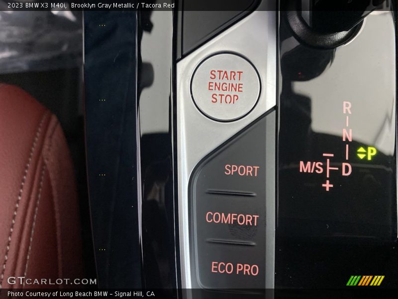 Brooklyn Gray Metallic / Tacora Red 2023 BMW X3 M40i
