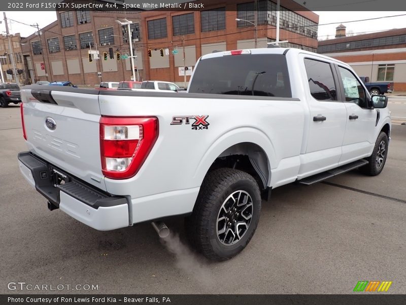 Space White Metallic / Black 2022 Ford F150 STX SuperCrew 4x4