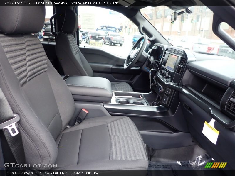 Space White Metallic / Black 2022 Ford F150 STX SuperCrew 4x4