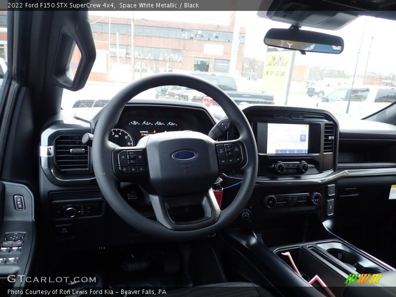 Space White Metallic / Black 2022 Ford F150 STX SuperCrew 4x4
