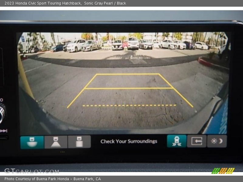 Sonic Gray Pearl / Black 2023 Honda Civic Sport Touring Hatchback