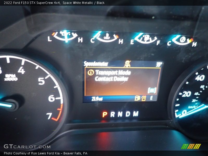 Space White Metallic / Black 2022 Ford F150 STX SuperCrew 4x4