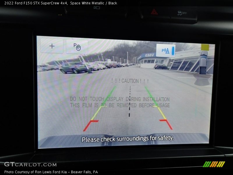 Space White Metallic / Black 2022 Ford F150 STX SuperCrew 4x4