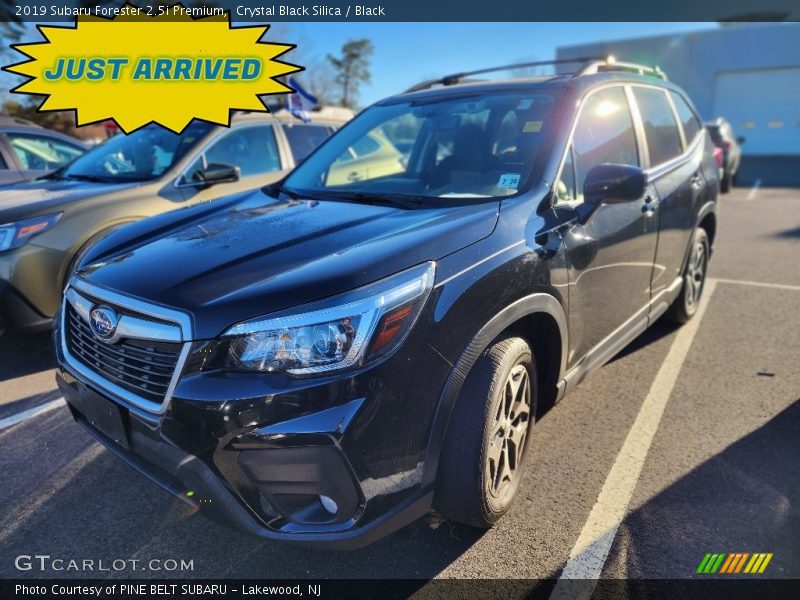 Crystal Black Silica / Black 2019 Subaru Forester 2.5i Premium