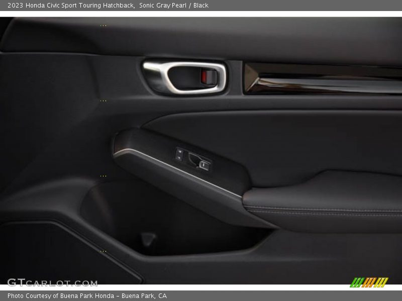 Sonic Gray Pearl / Black 2023 Honda Civic Sport Touring Hatchback