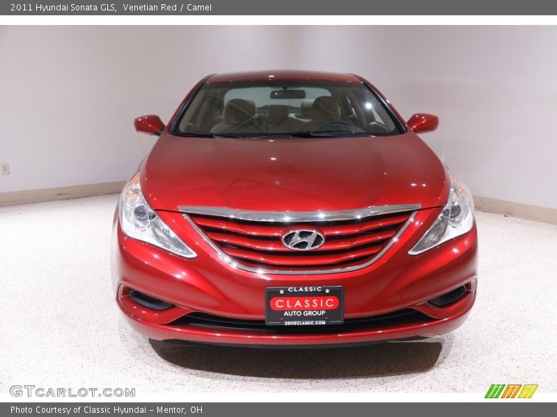 Venetian Red / Camel 2011 Hyundai Sonata GLS