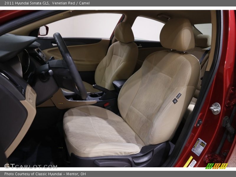 Venetian Red / Camel 2011 Hyundai Sonata GLS