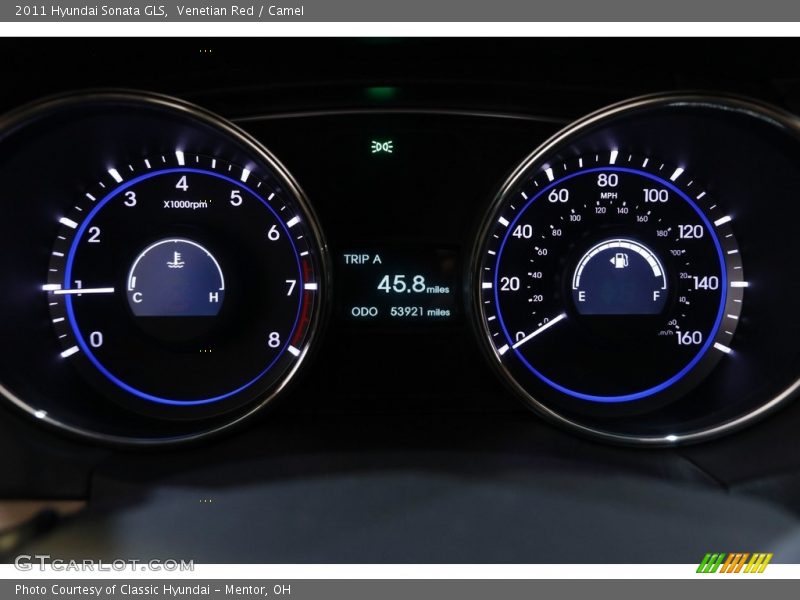 Venetian Red / Camel 2011 Hyundai Sonata GLS