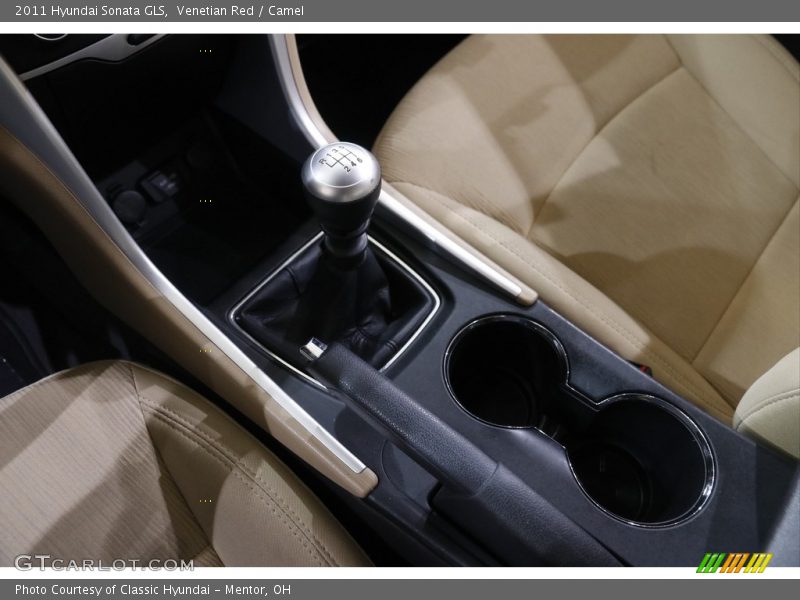 Venetian Red / Camel 2011 Hyundai Sonata GLS