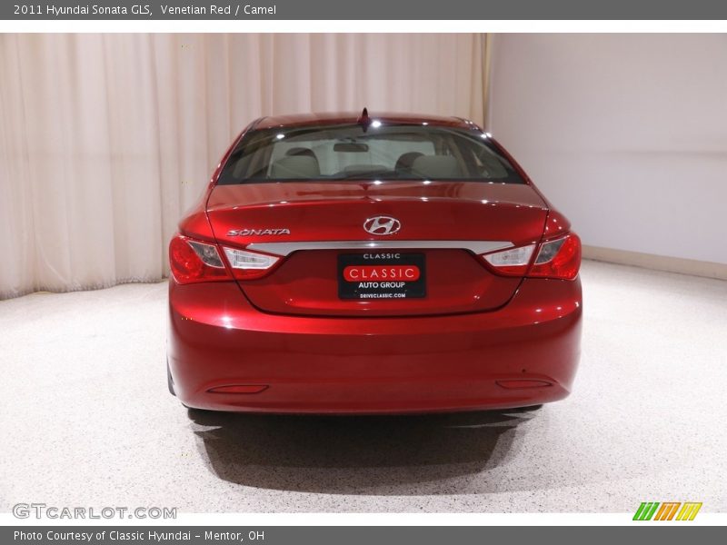 Venetian Red / Camel 2011 Hyundai Sonata GLS