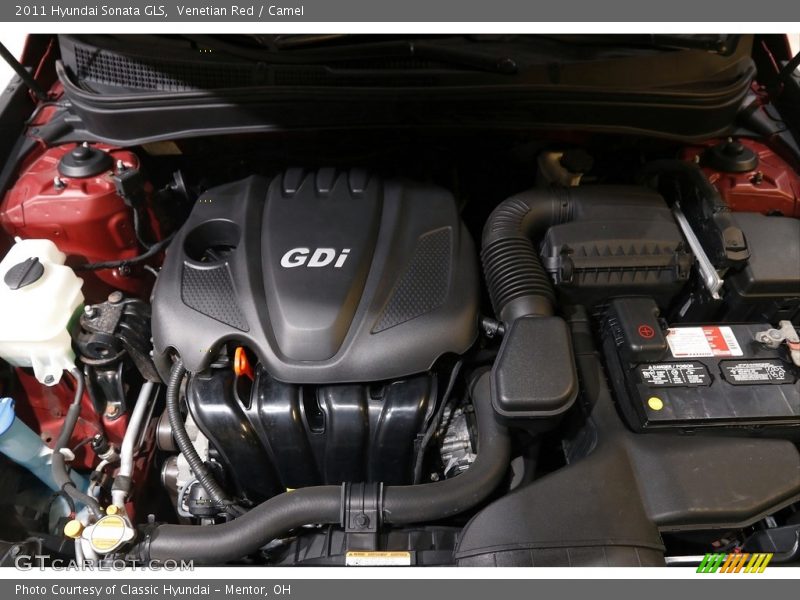 Venetian Red / Camel 2011 Hyundai Sonata GLS