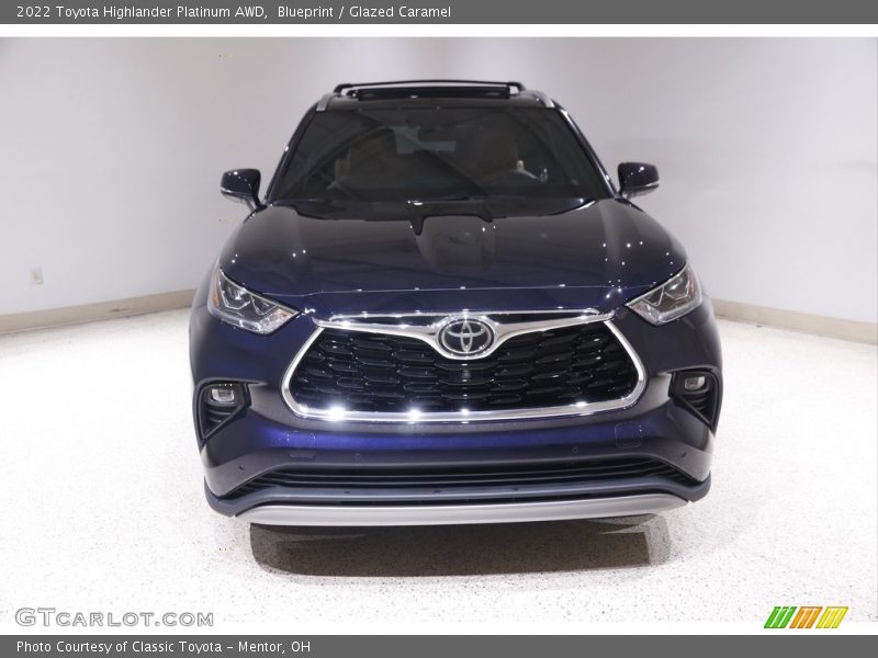 Blueprint / Glazed Caramel 2022 Toyota Highlander Platinum AWD