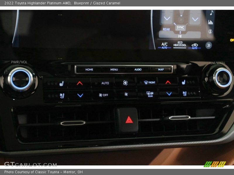 Blueprint / Glazed Caramel 2022 Toyota Highlander Platinum AWD