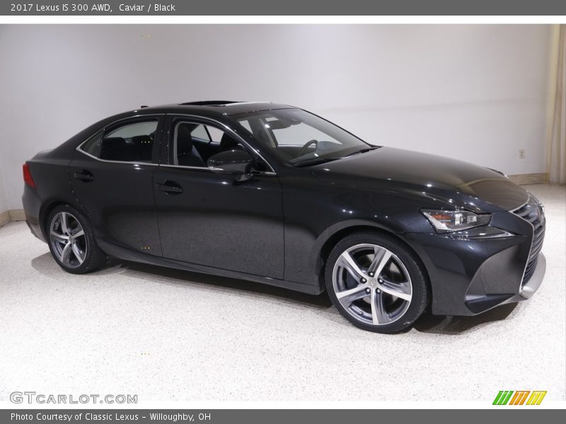Caviar / Black 2017 Lexus IS 300 AWD