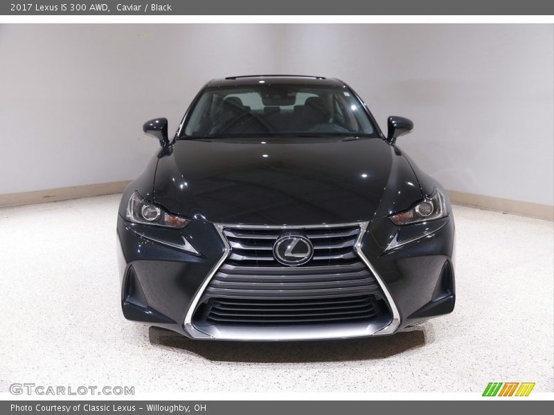 Caviar / Black 2017 Lexus IS 300 AWD