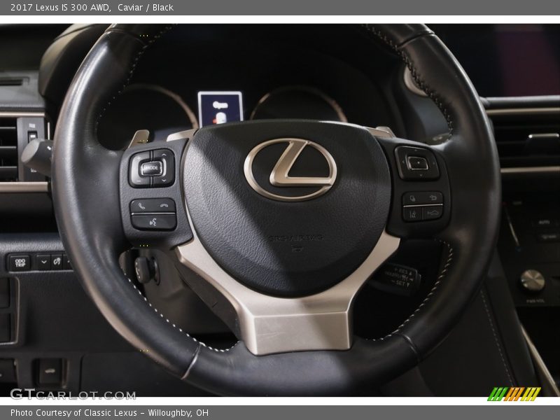 Caviar / Black 2017 Lexus IS 300 AWD