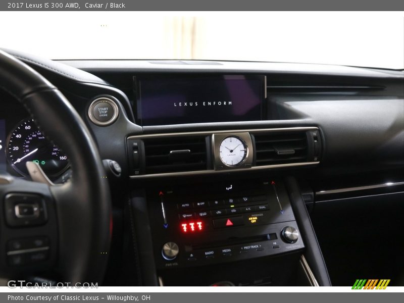 Caviar / Black 2017 Lexus IS 300 AWD