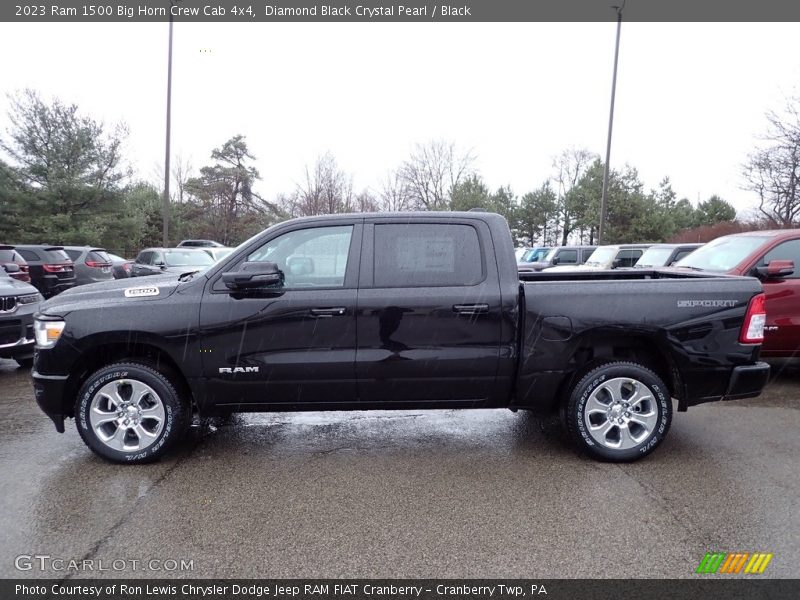  2023 1500 Big Horn Crew Cab 4x4 Diamond Black Crystal Pearl