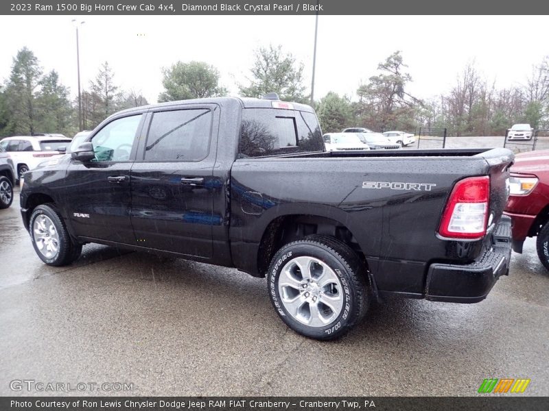 Diamond Black Crystal Pearl / Black 2023 Ram 1500 Big Horn Crew Cab 4x4