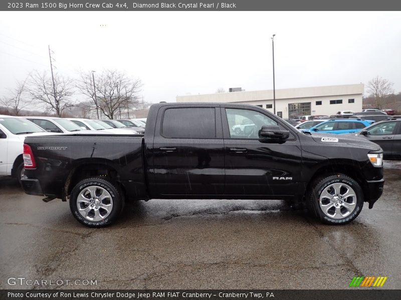 Diamond Black Crystal Pearl / Black 2023 Ram 1500 Big Horn Crew Cab 4x4