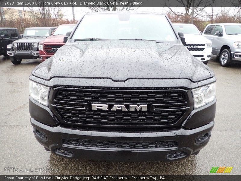 Diamond Black Crystal Pearl / Black 2023 Ram 1500 Big Horn Crew Cab 4x4