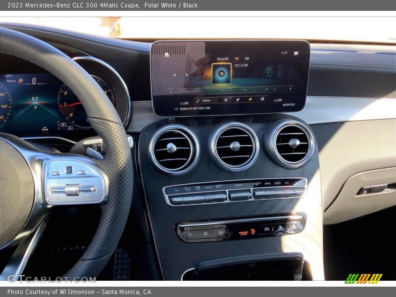 Controls of 2023 GLC 300 4Matic Coupe