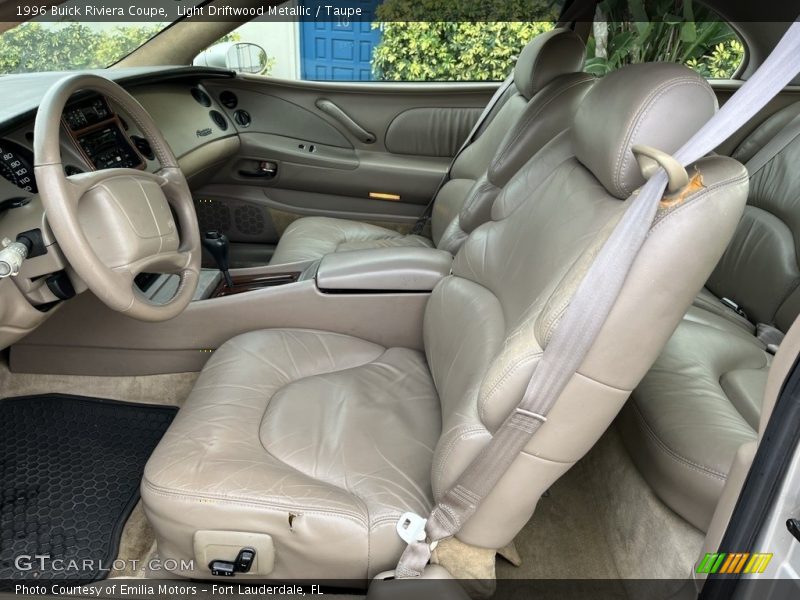 Front Seat of 1996 Riviera Coupe