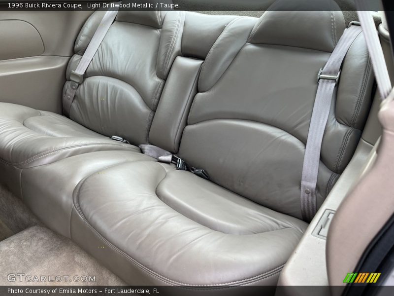Rear Seat of 1996 Riviera Coupe