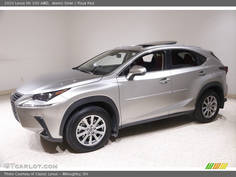 Atomic Silver / Rioja Red 2020 Lexus NX 300 AWD
