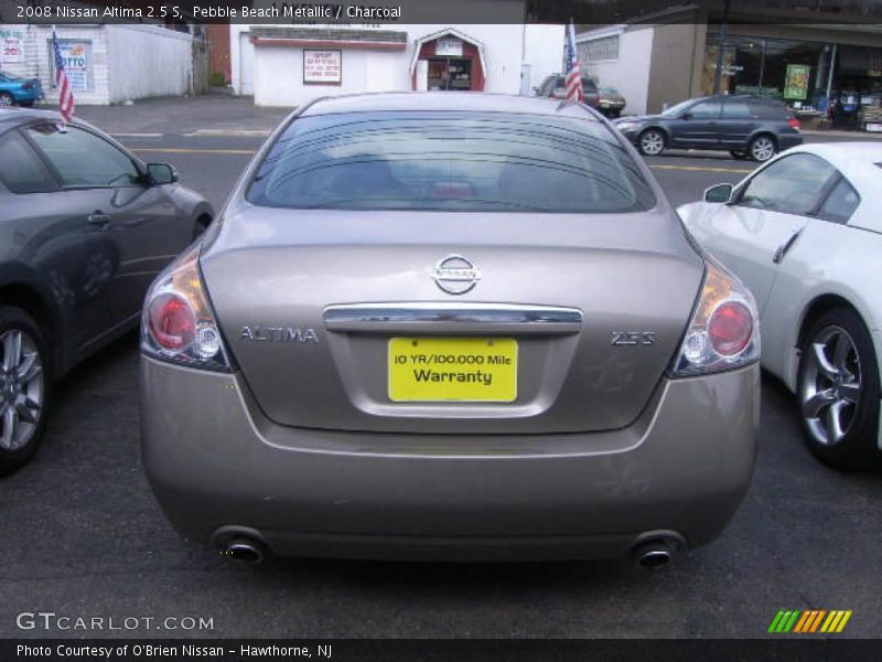 Pebble Beach Metallic / Charcoal 2008 Nissan Altima 2.5 S