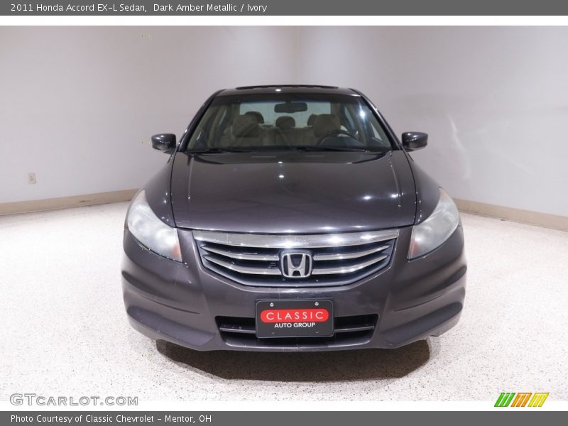 Dark Amber Metallic / Ivory 2011 Honda Accord EX-L Sedan