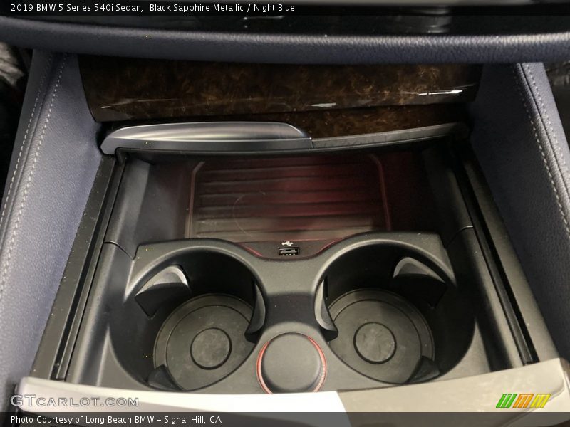 Black Sapphire Metallic / Night Blue 2019 BMW 5 Series 540i Sedan