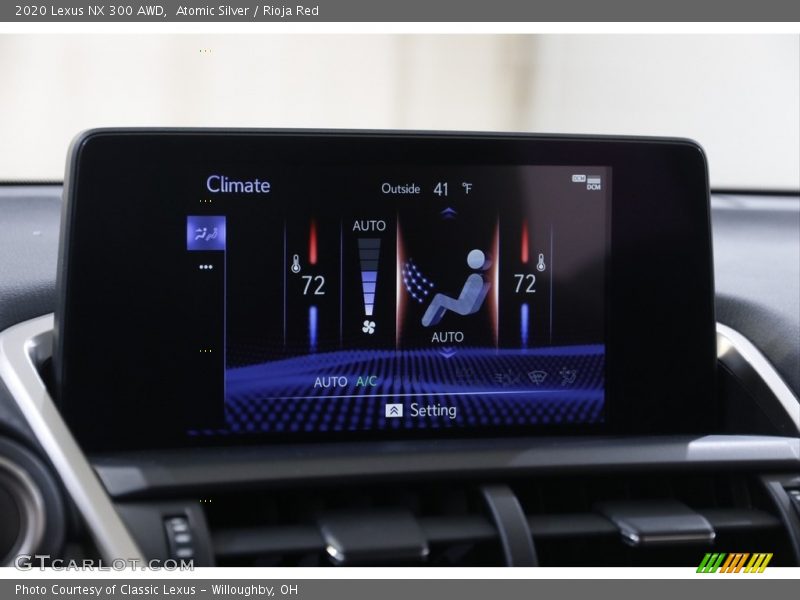 Atomic Silver / Rioja Red 2020 Lexus NX 300 AWD