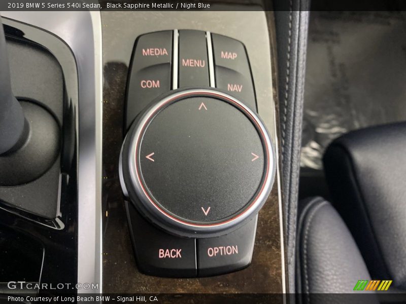Black Sapphire Metallic / Night Blue 2019 BMW 5 Series 540i Sedan