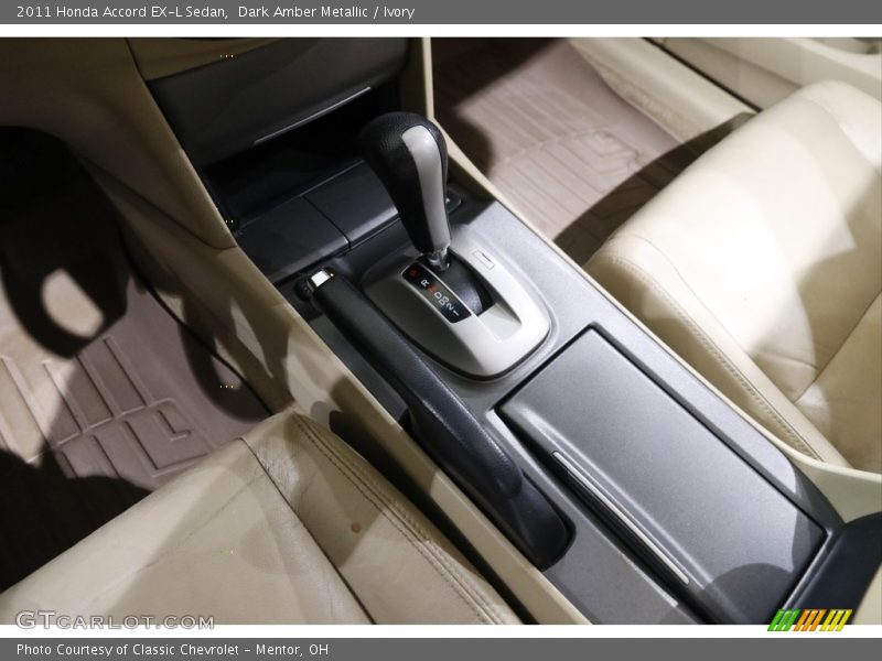 Dark Amber Metallic / Ivory 2011 Honda Accord EX-L Sedan