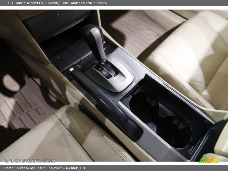 Dark Amber Metallic / Ivory 2011 Honda Accord EX-L Sedan