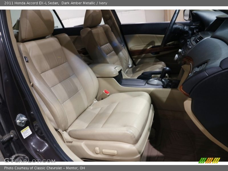 Dark Amber Metallic / Ivory 2011 Honda Accord EX-L Sedan