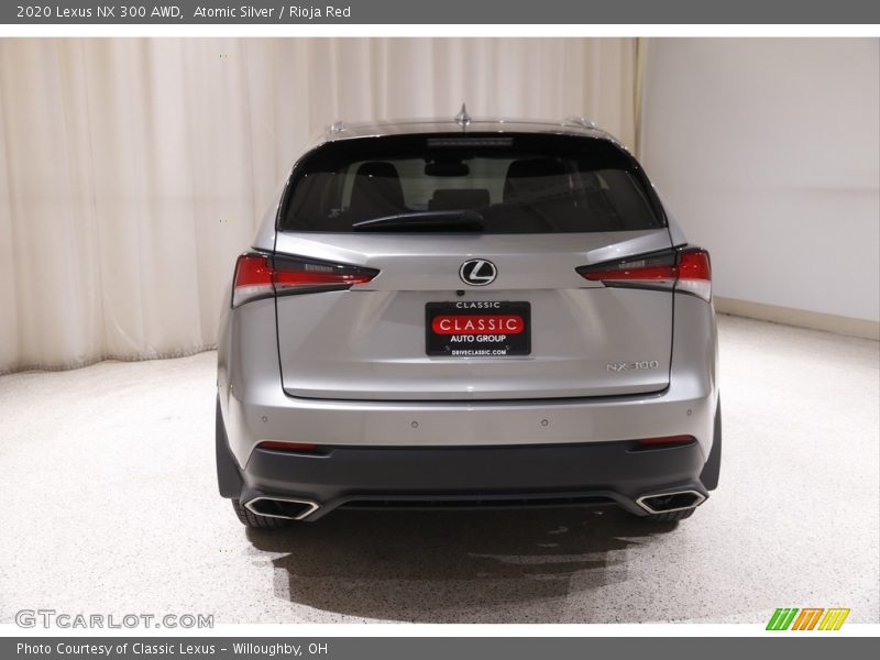 Atomic Silver / Rioja Red 2020 Lexus NX 300 AWD