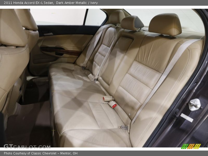 Dark Amber Metallic / Ivory 2011 Honda Accord EX-L Sedan