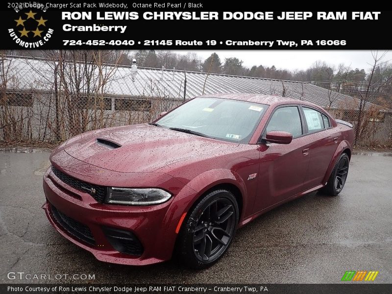 Octane Red Pearl / Black 2022 Dodge Charger Scat Pack Widebody