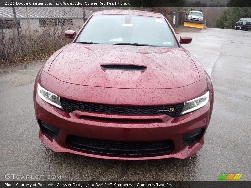 Octane Red Pearl / Black 2022 Dodge Charger Scat Pack Widebody