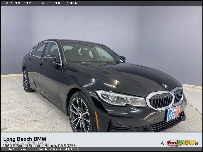 Jet Black / Black 2019 BMW 3 Series 330i Sedan