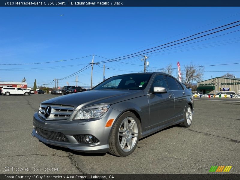 Palladium Silver Metallic / Black 2010 Mercedes-Benz C 350 Sport