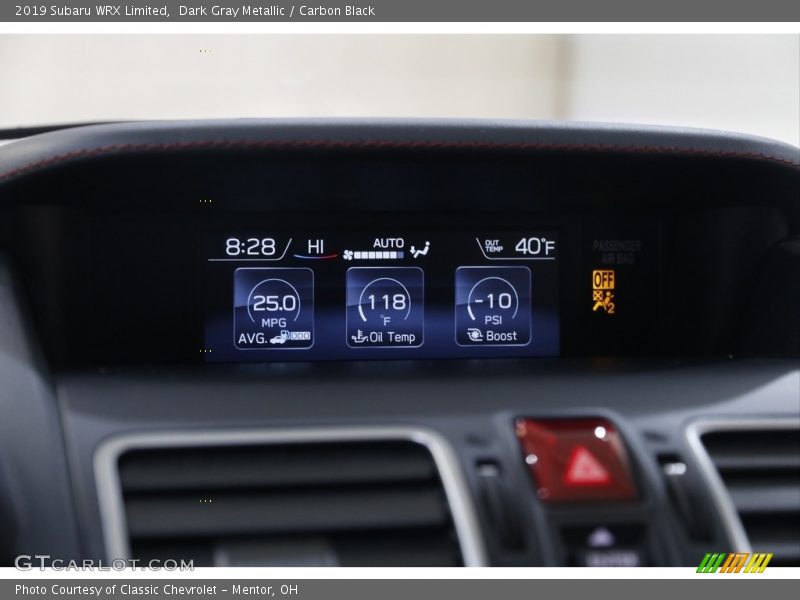 Dark Gray Metallic / Carbon Black 2019 Subaru WRX Limited